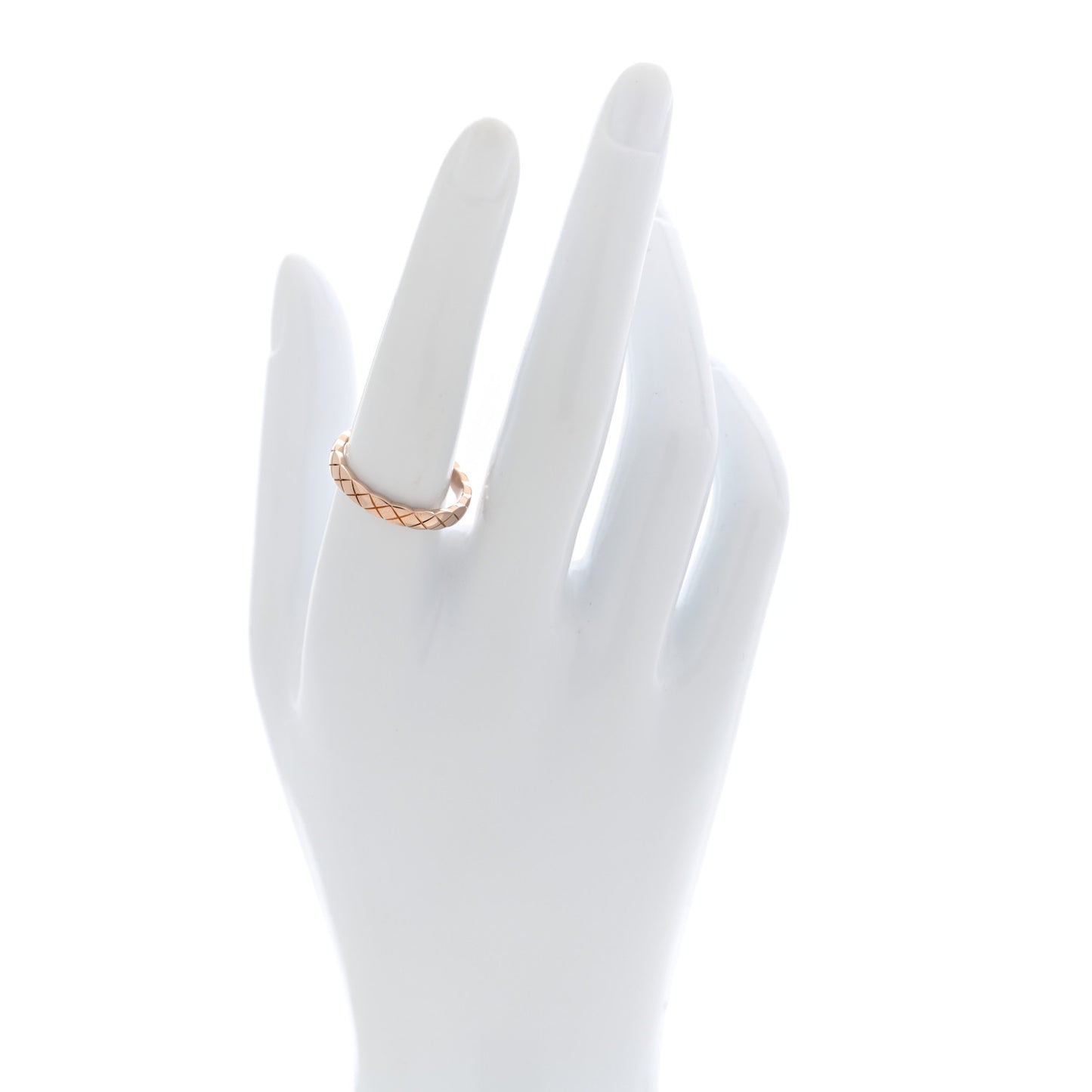 18K Beige Gold Mini Coco Crush Ring 57 8