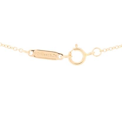 Tiffany 18K Rose Gold Diamond Paper Flowers Pendant Necklace 2 of 4