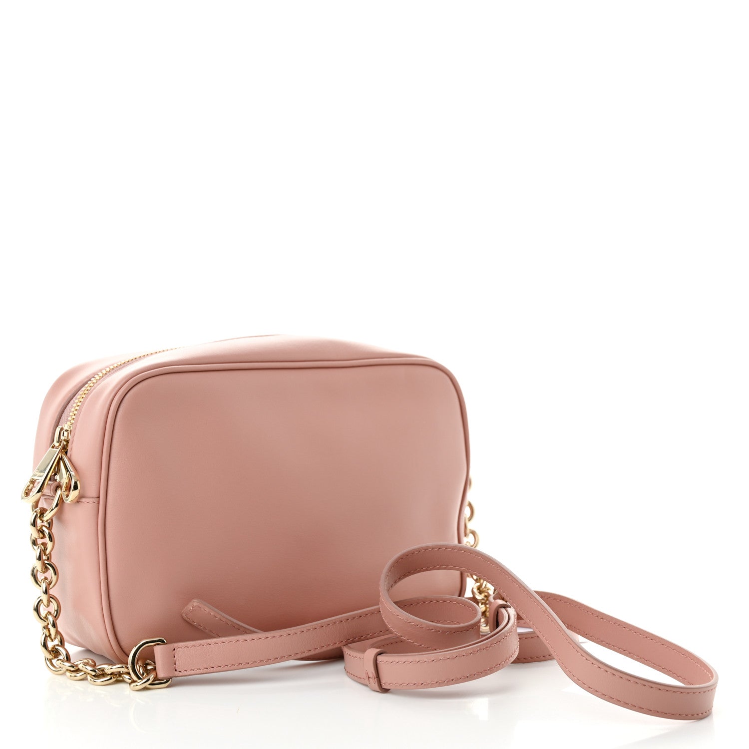 Salvatore Ferragamo Calfskin Vela Camera Crossbody Bag Antique Rose 2 of 9