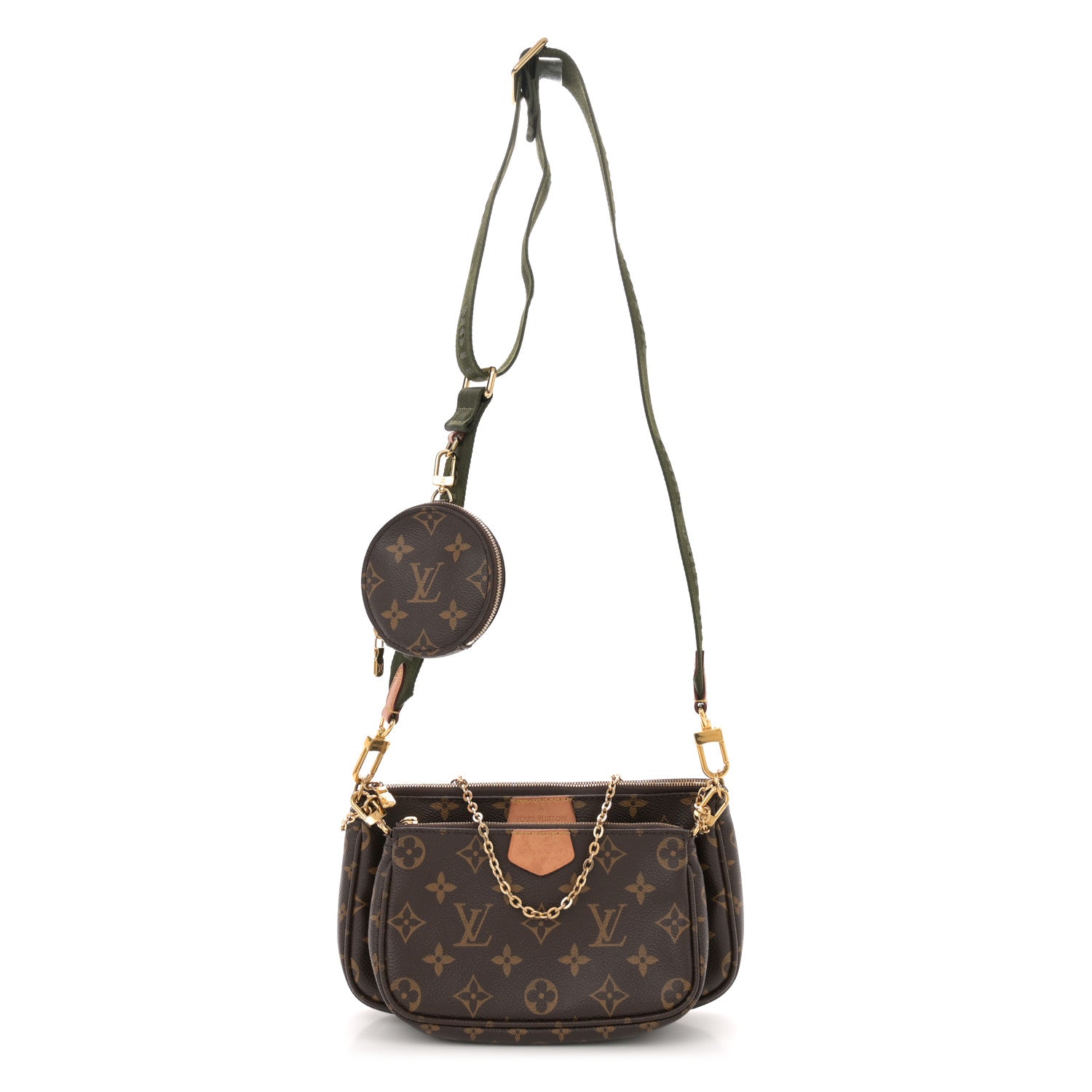 Louis Vuitton Monogram Multi Pochette Accessories Kaki 1 of 11