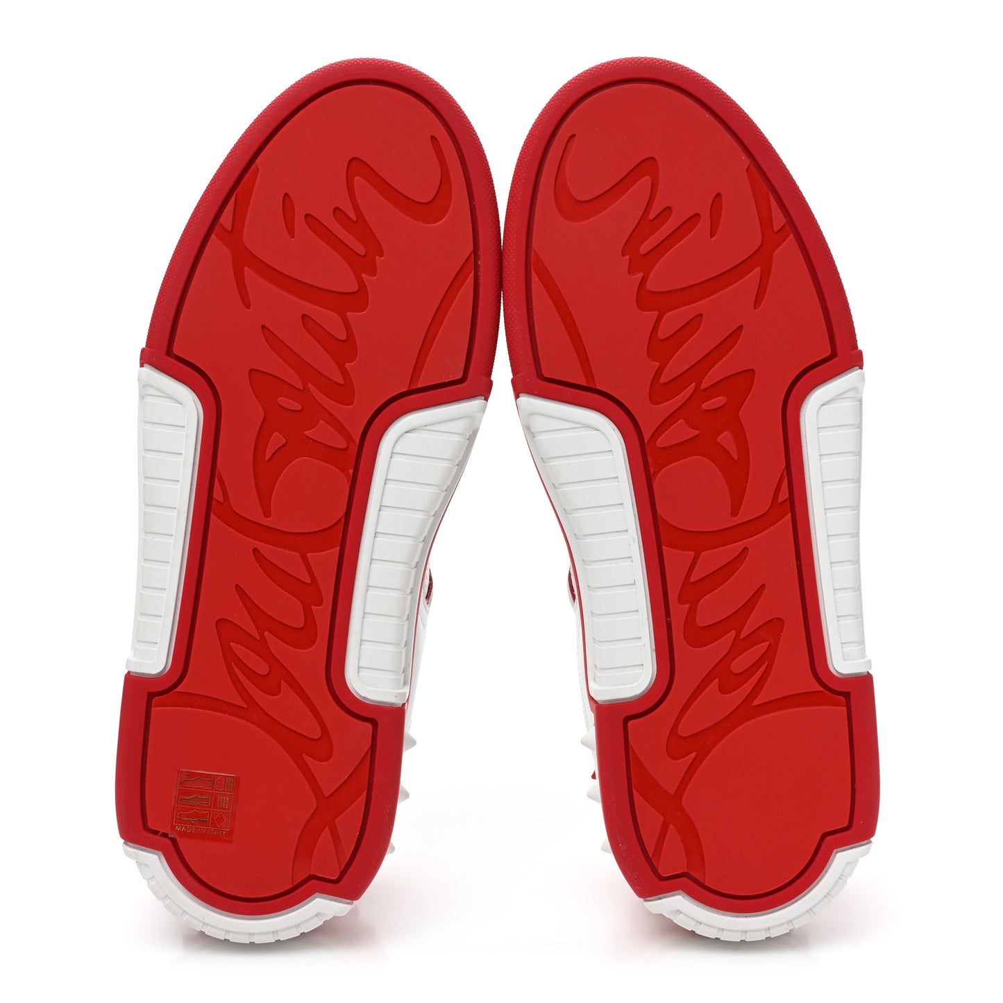 Calfskin Suede Nappa Spike Womens Astroloubi Low Top Sneakers 40 White Red