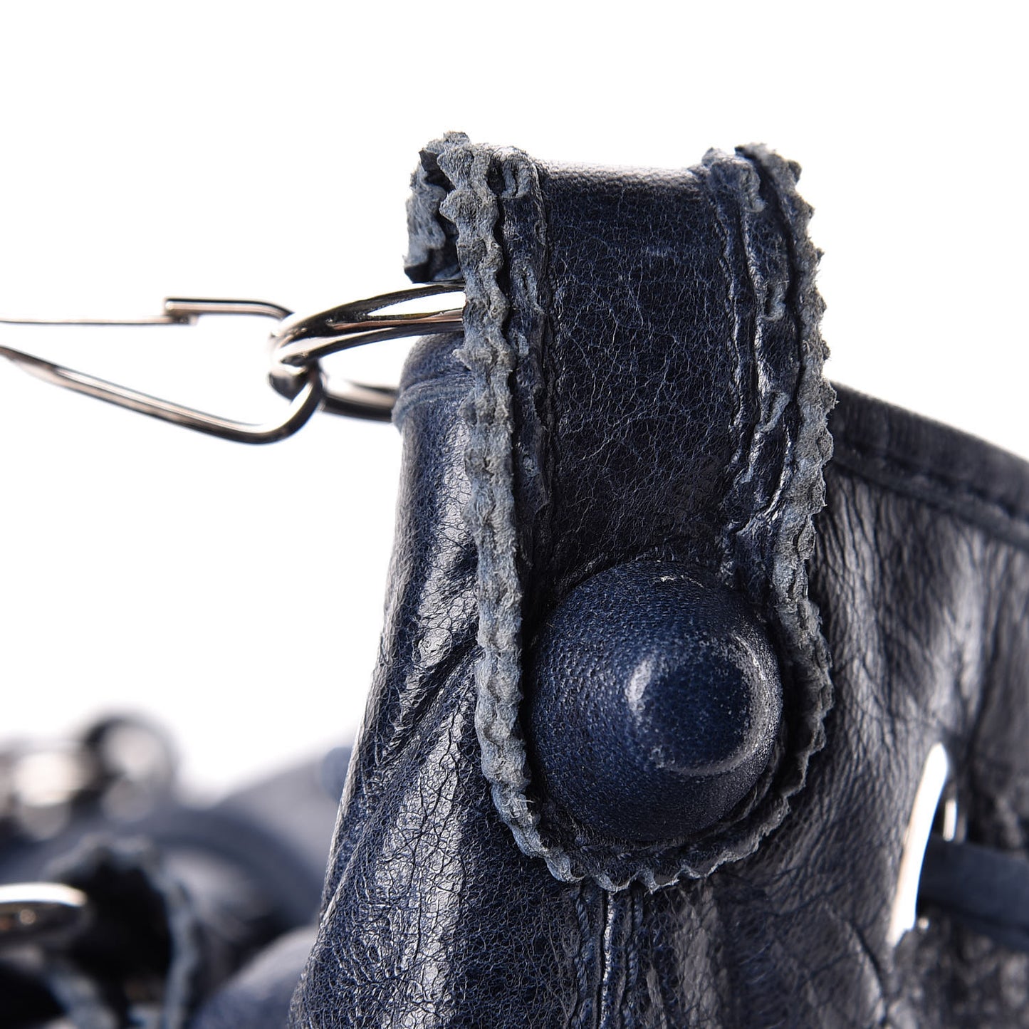 Agneau Giant Brogues Hardware Pompon Marine