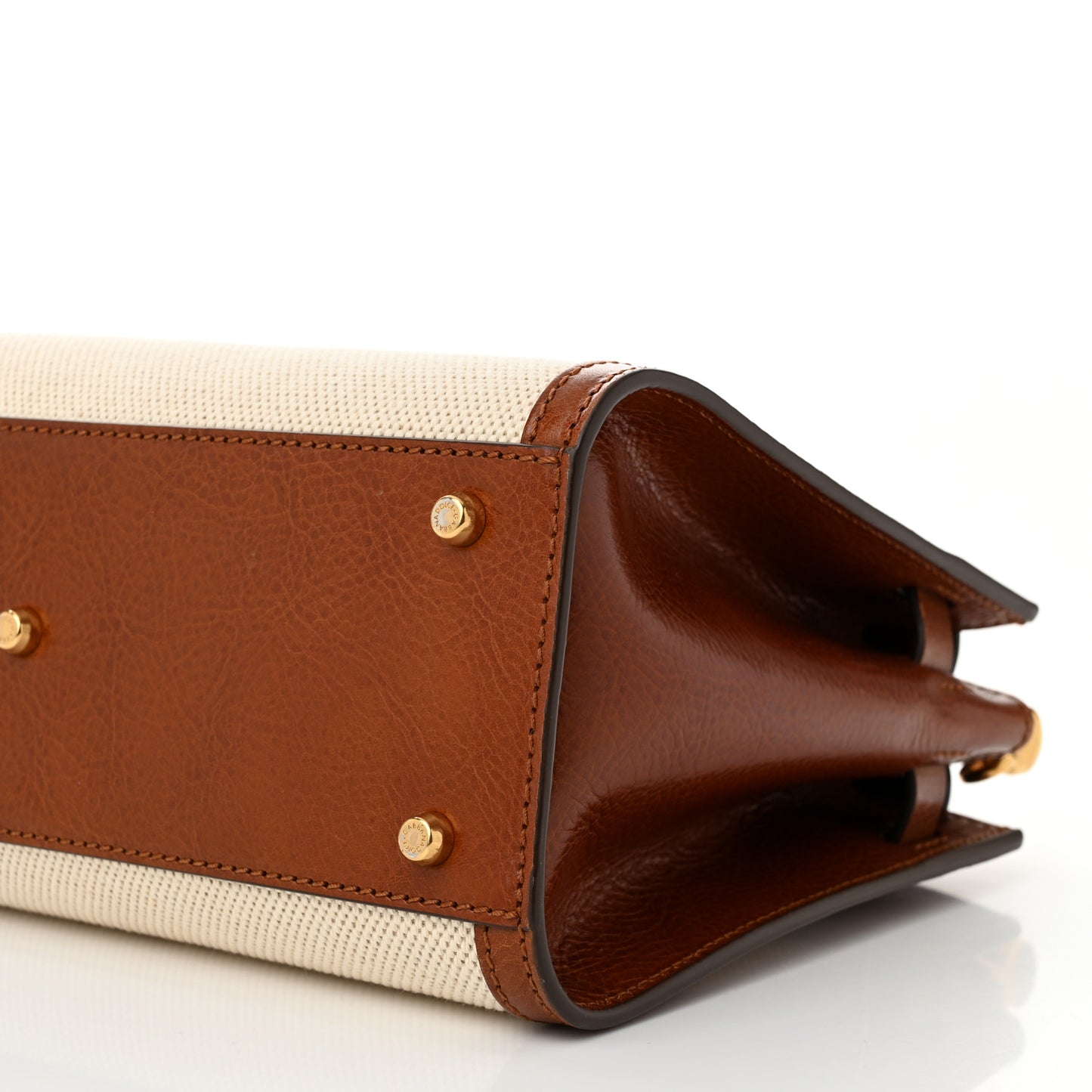 Calfskin Canvas Medium Sicily 62 Brown Beige