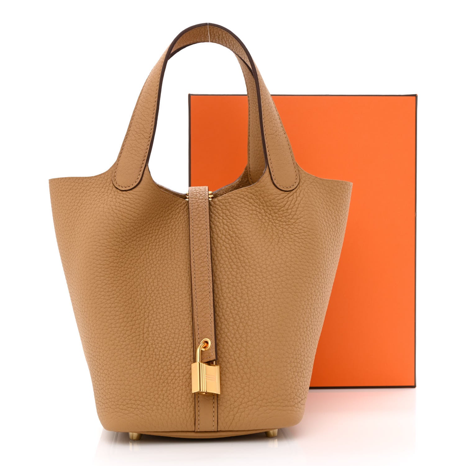 Hermes Taurillon Clemence Picotin Lock 18 PM Biscuit 11 of 11