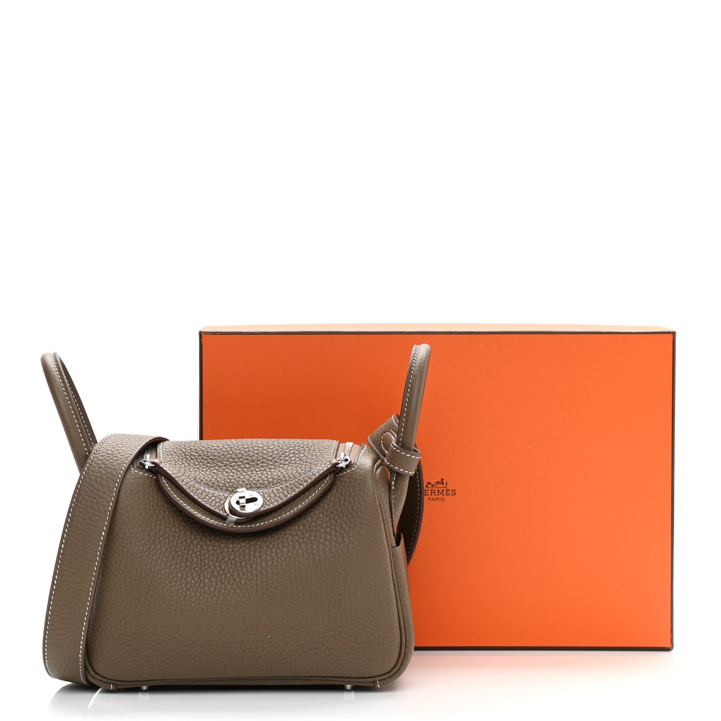 Taurillon Clemence Mini Lindy 20 Etoupe