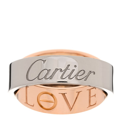 Cartier 18K White Pink Gold 5.5mm Astro LOVE Ring 48 4.5 3 of 4