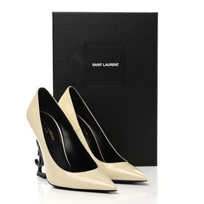 Saint Laurent Patent Opyum 110 Pumps 37.5 Neutro 9 of 9