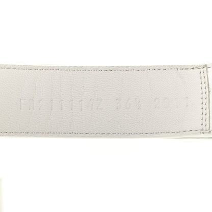 Hermes Calfskin Womens Chypre Sandals 36.5 White 8 of 8