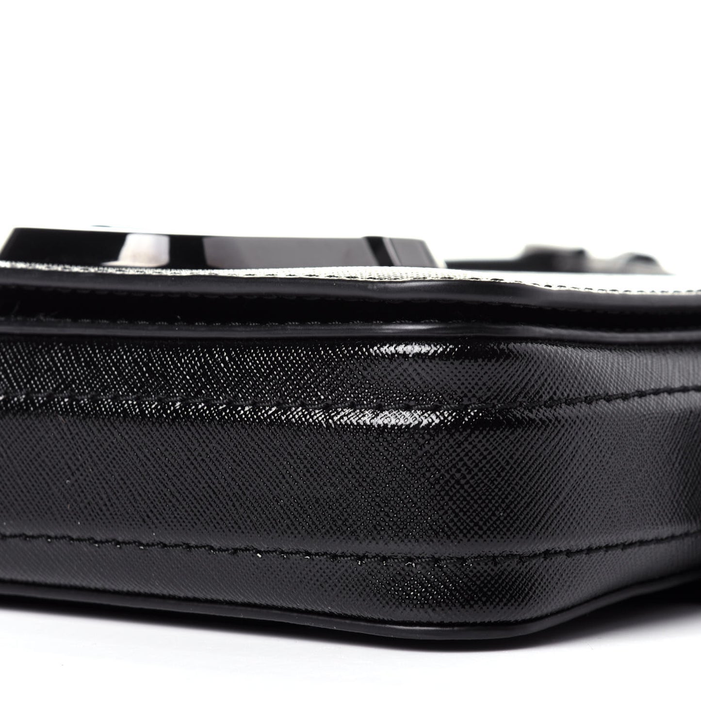 Saffiano Hip Shot Belt Bag Black