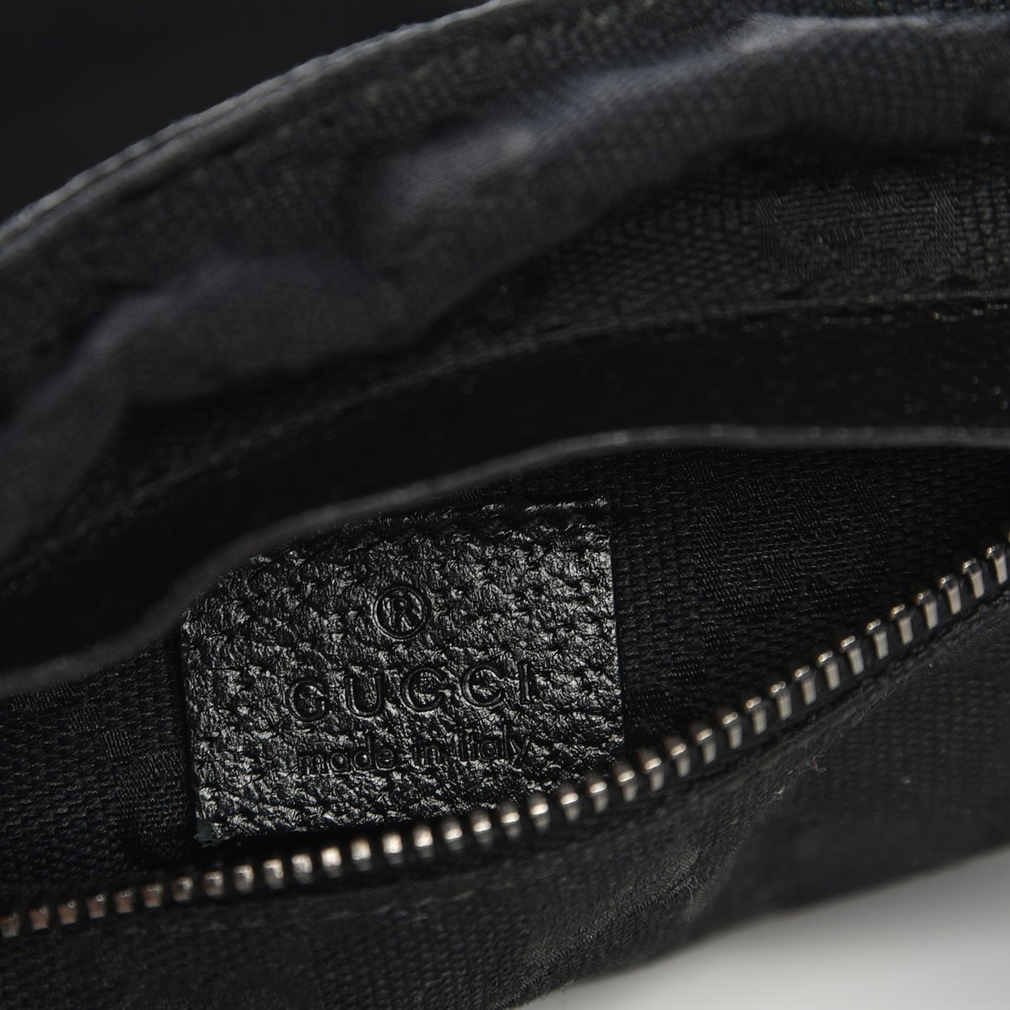 Monogram Belt Bag Black