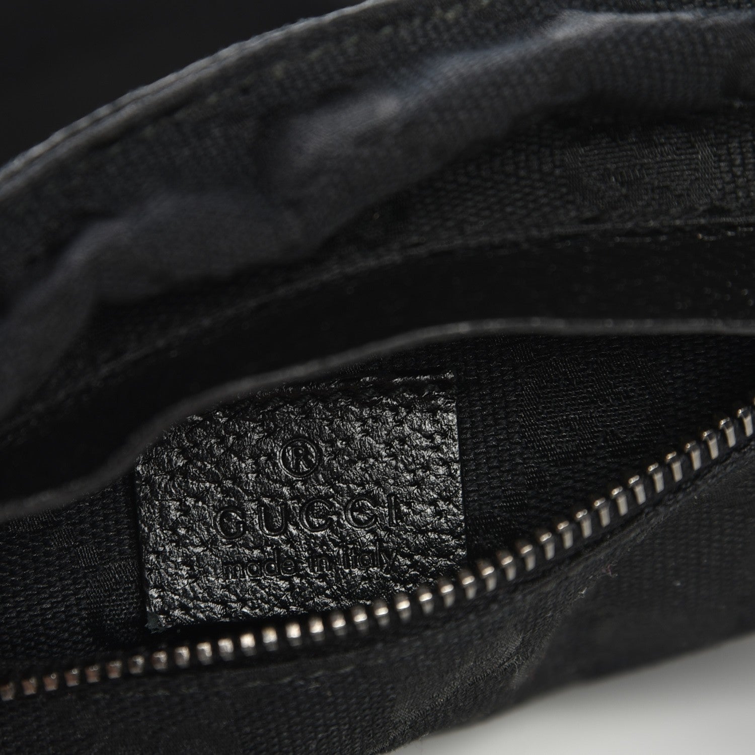 Gucci Monogram Belt Bag Black 5 of 7
