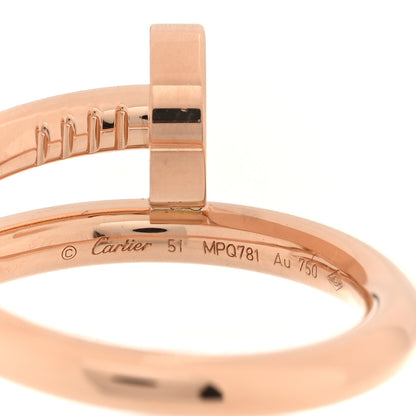 Cartier 18K Pink Gold Juste Un Clou Ring 47 4 4 of 5