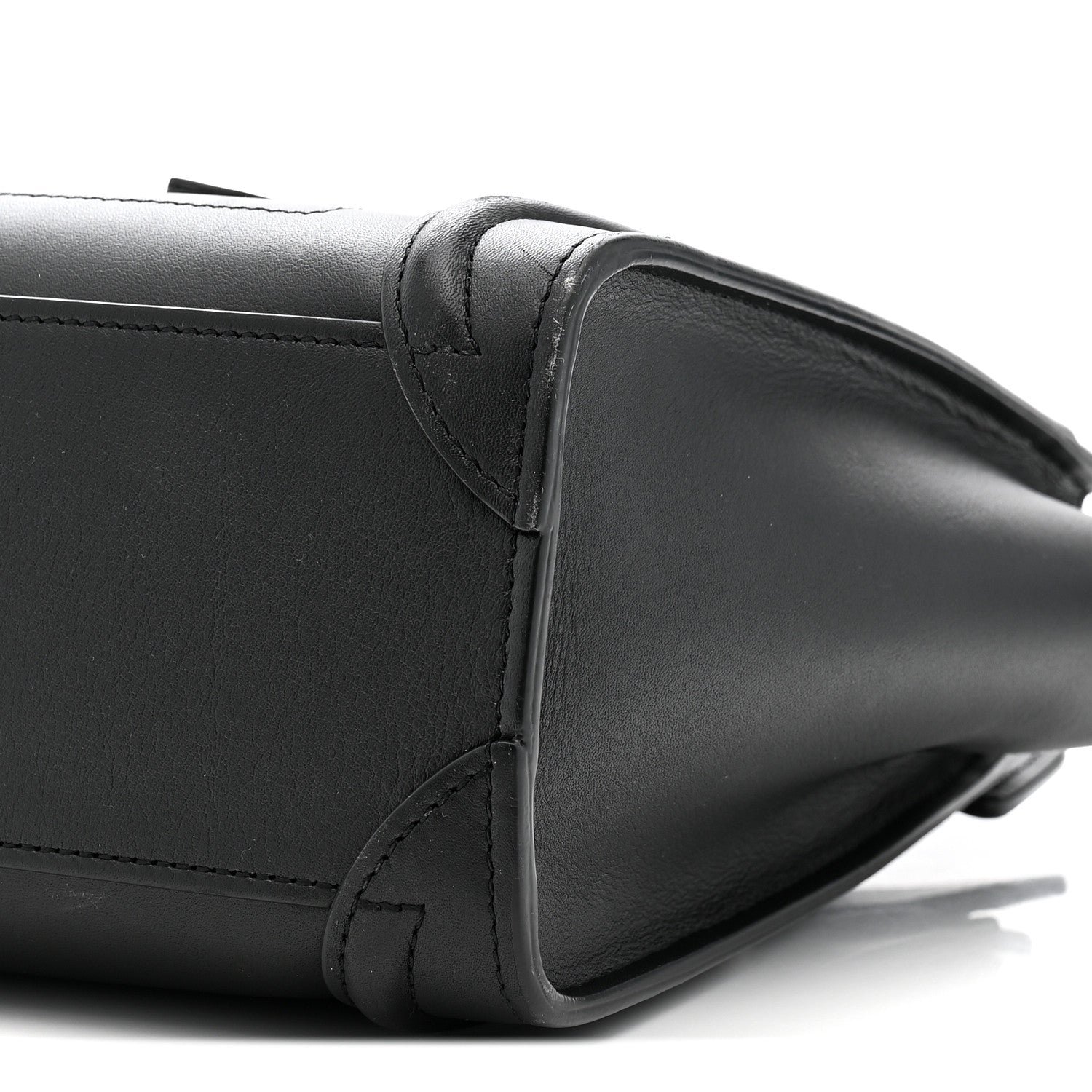Celine Smooth Calfskin Nano Luggage Black 10 of 11