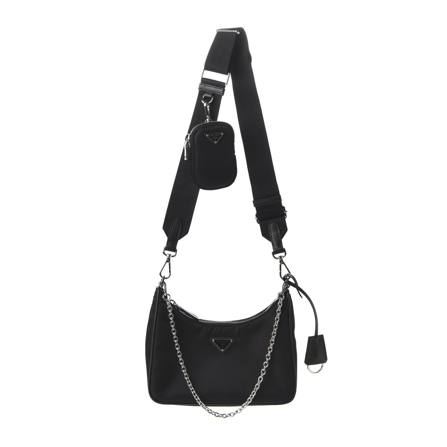 Nylon Re-Edition 2005 Shoulder Bag Black