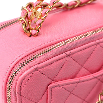 Chanel Caviar Quilted Pick Me Up Mini Vanity Case 16 of 17