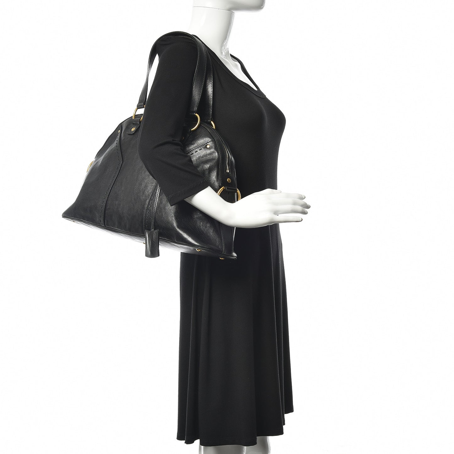 Calfskin Large Muse Black