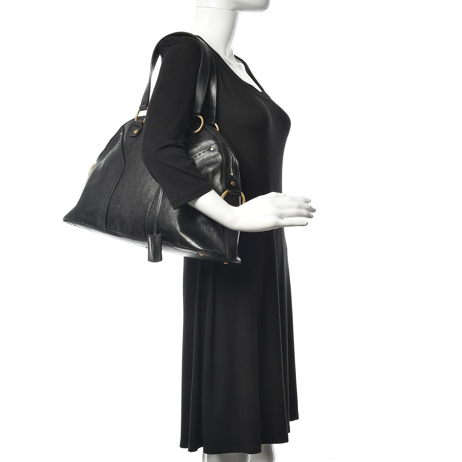 Saint Laurent Calfskin Large Muse Black 2 of 12