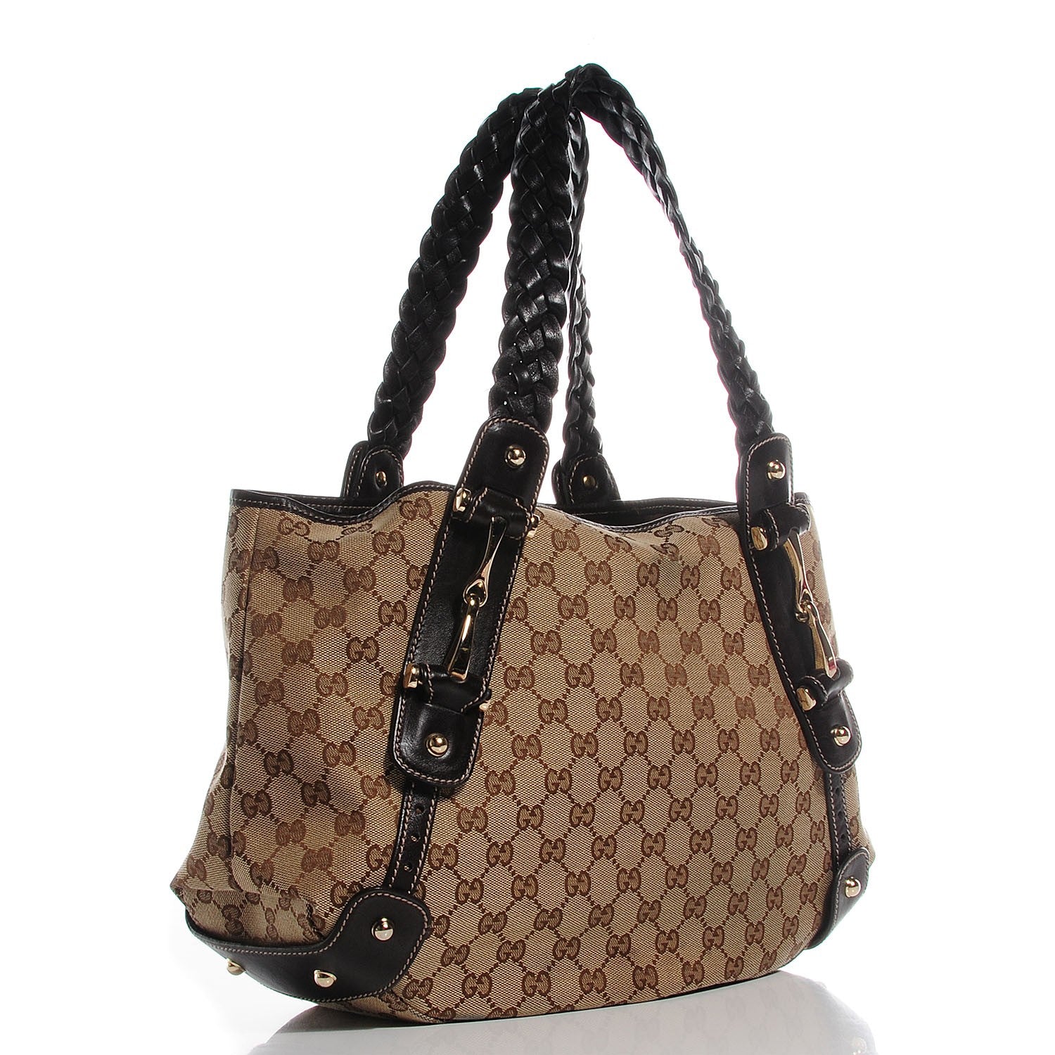 Gucci Monogram Small Pelham Tote Dark Brown 3 of 7