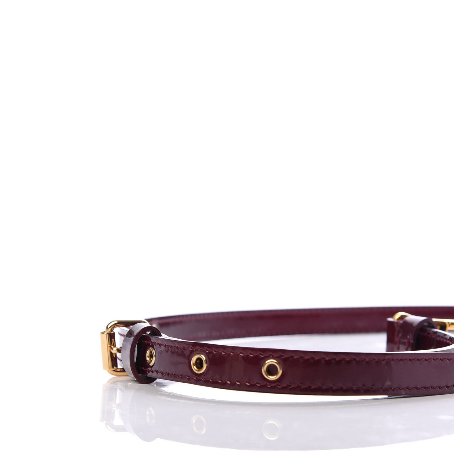 Patent 16mm Adjustable Shoulder Strap Rouge Fauviste