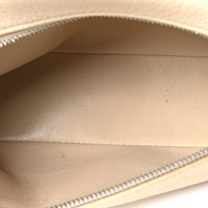 Loro Piana Grained Calfskin L19 Extra Pocket Pouch Whisper White 5 of 10