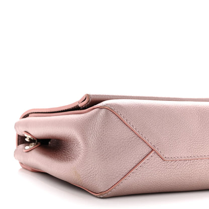 Louis Vuitton Soft Calfskin Eyelet Lockme II Chain Bag BB Rose Gold 8 of 12