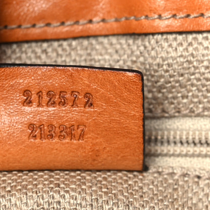 Gucci Calfskin Tattoo Heart Tribeca Messenger Bag Tan 7 of 9