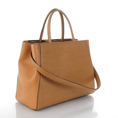 Fendi Vitello Elite Regular 2Jours Tote Orzo 3 of 9