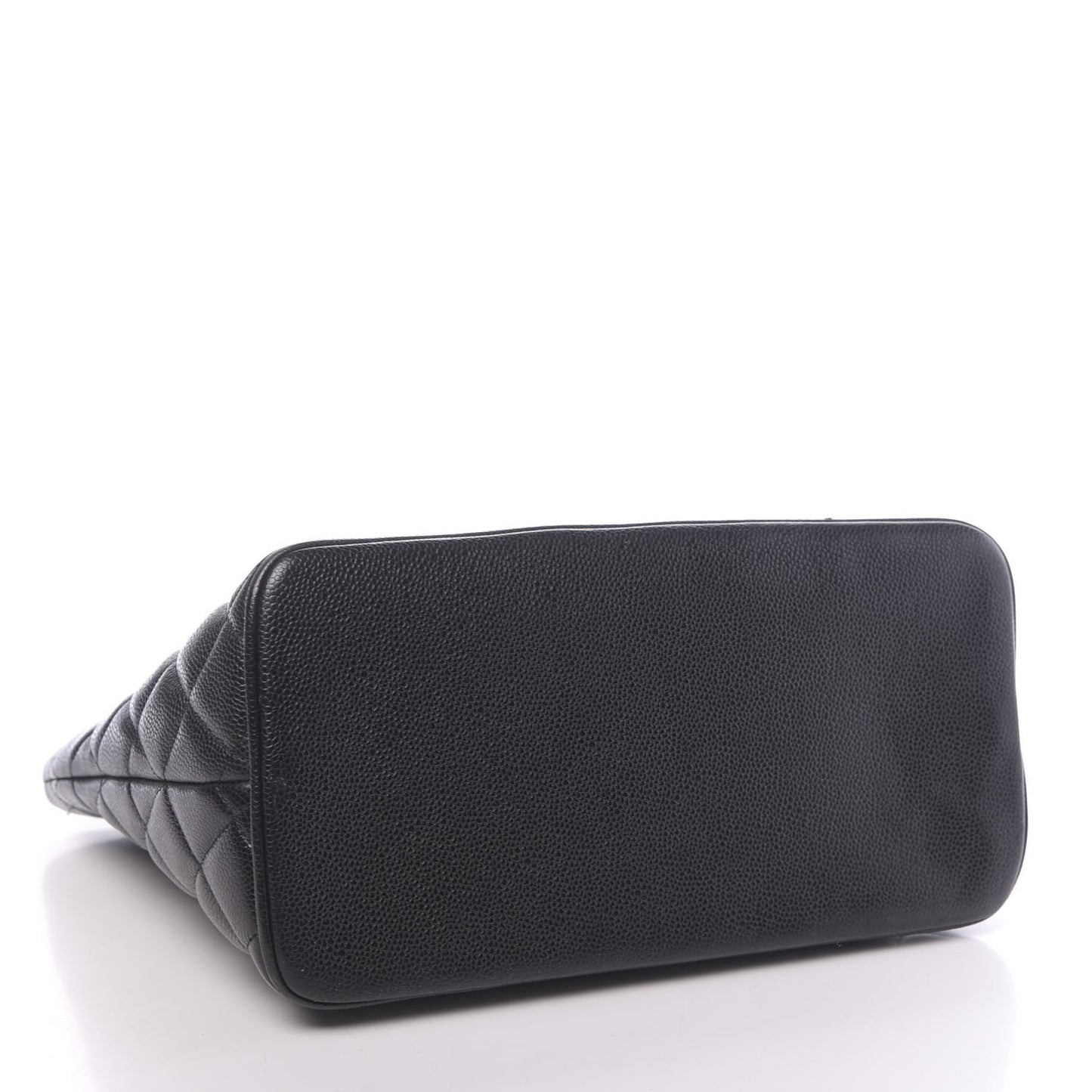 Caviar Quilted Medallion Tote Black