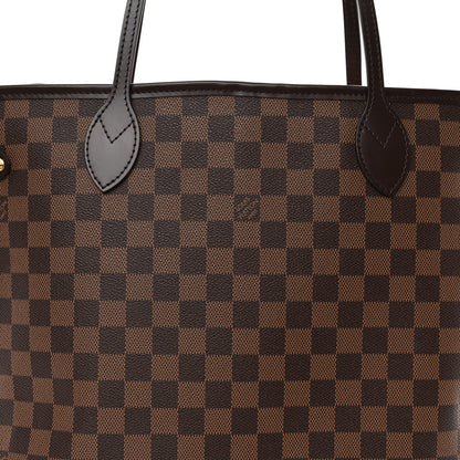 Louis Vuitton Damier Ebene Neo Neverfull MM Rose Ballerine 7 of 10