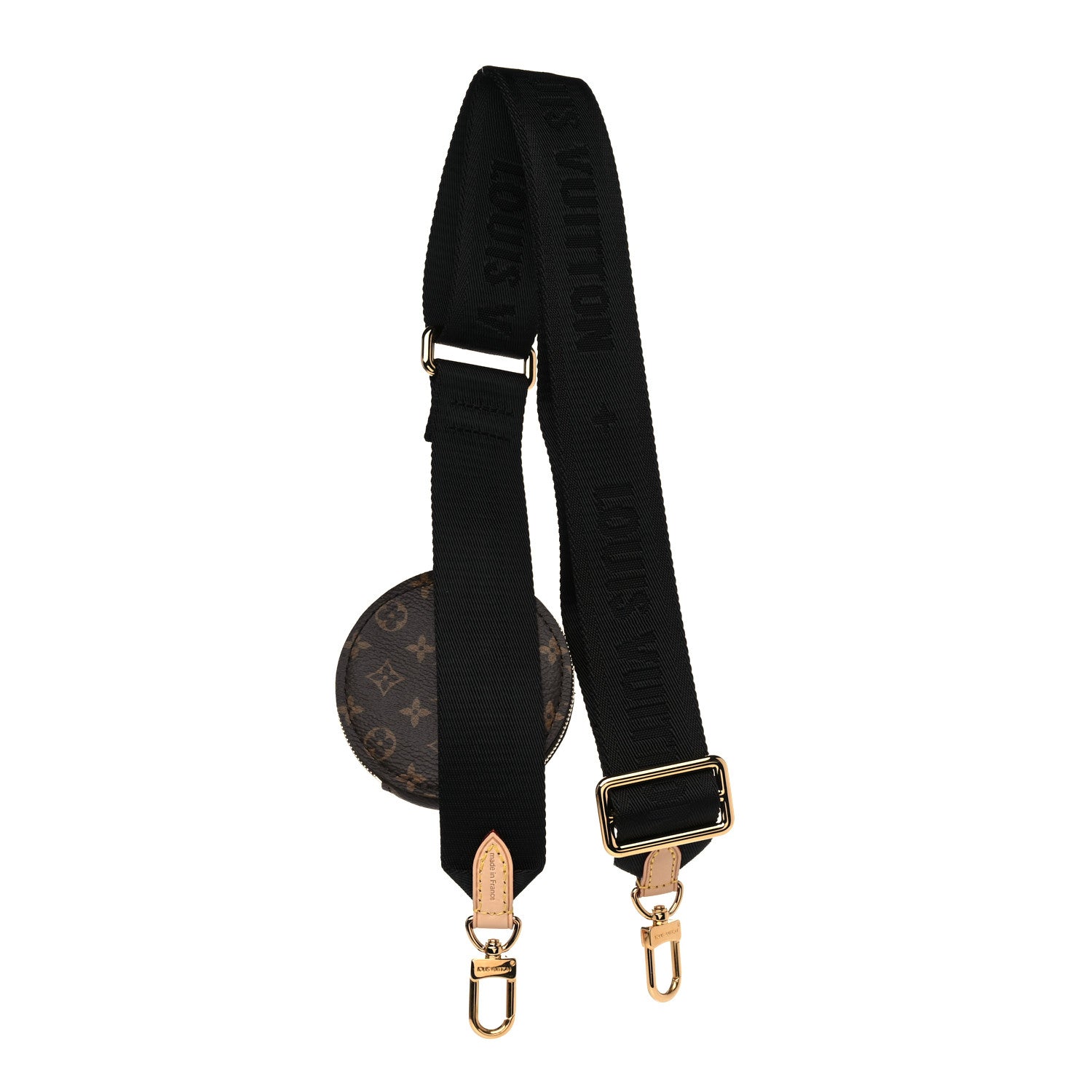 Louis Vuitton Monogram Multi Pochette Accessories Bandouliere Shoulder Strap Black 2 of 5