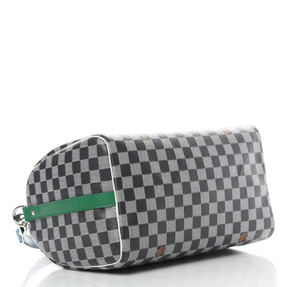 Louis Vuitton Damier Speedy Bandouliere 30 Black White 4 of 10