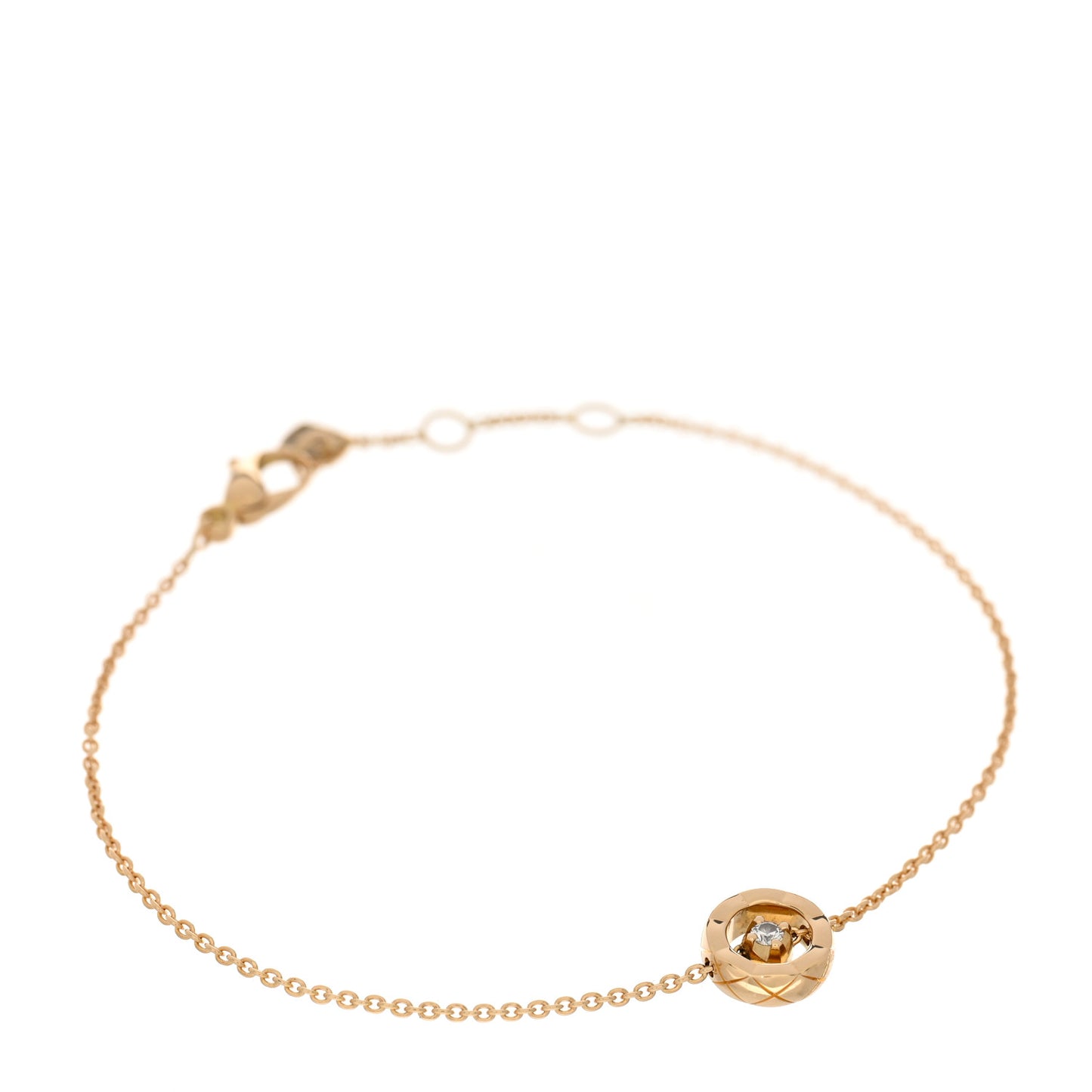 18K Yellow Gold Diamond Coco Bracelet
