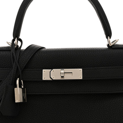 Hermes Togo Kelly Retourne 28 Black 8 of 11