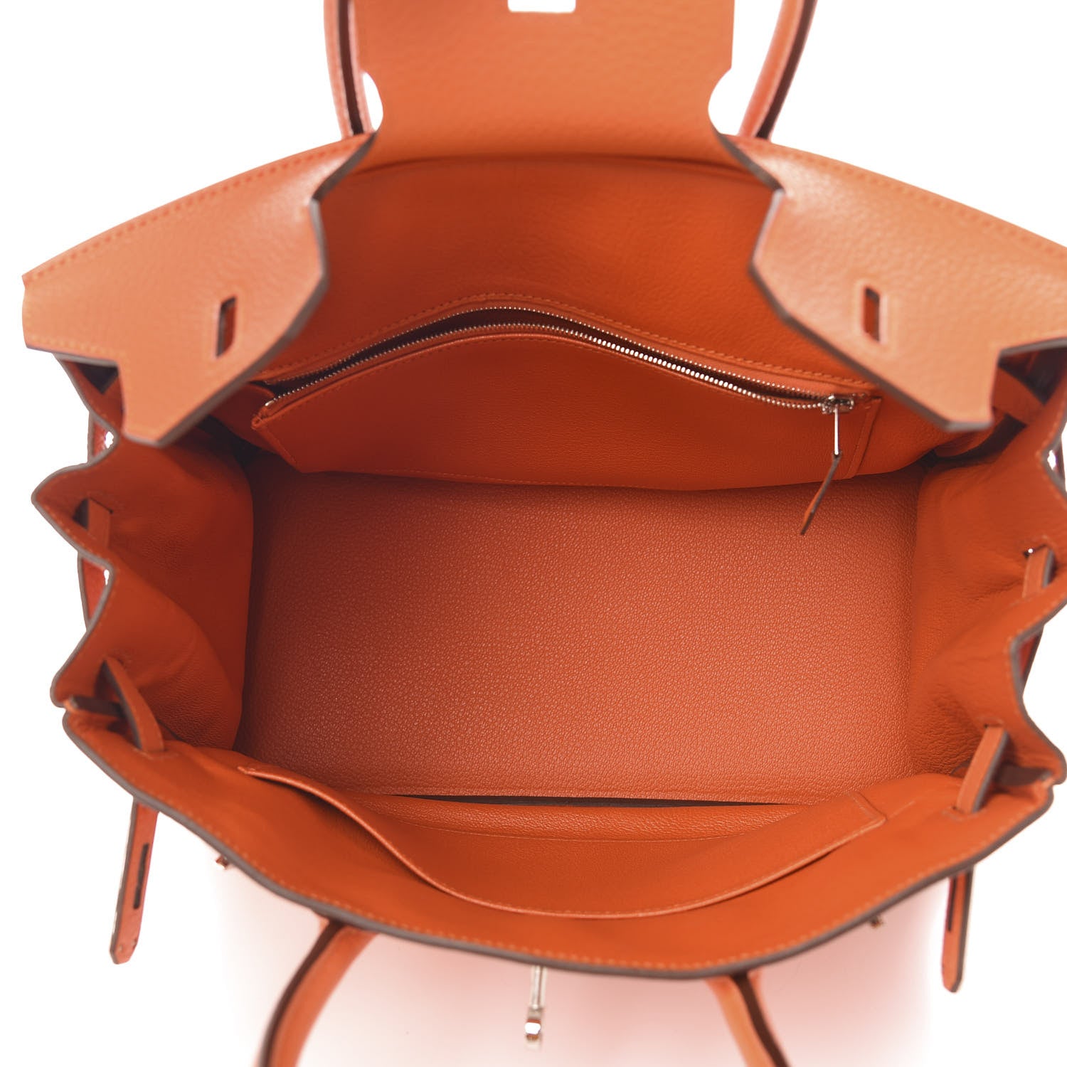 Hermes Taurillon Clemence Birkin 30 Feu 6 of 13