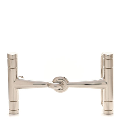 Hermes Palladium 24mm Hippique H Belt Buckle 1 of 6