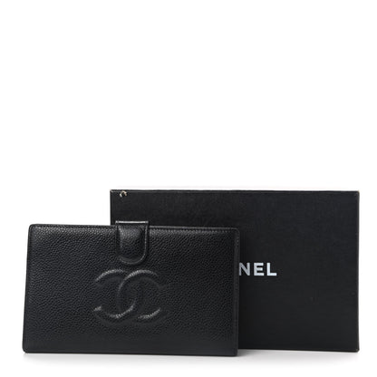 Chanel Caviar Timeless CC French Wallet Black 10 of 10