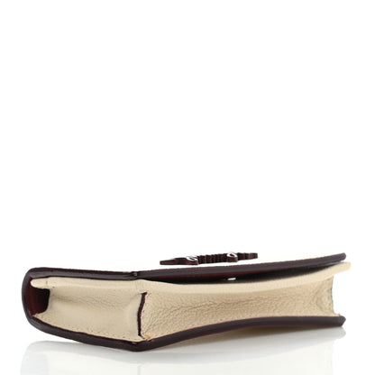 Jimmy Choo Grainy Calfskin Zuri Card Holder Linen 4 of 12