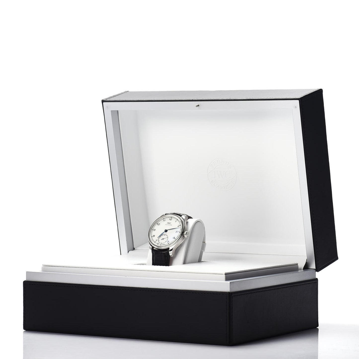 Stainless Steel Alligator 43mm Portugieser 8-Day Edition 150 Years Manual Winding Watch IW510212