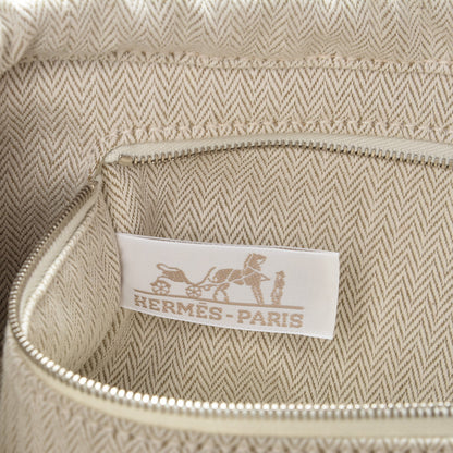 Hermes Canvas Barenia Fourbi 25 MM Pouch Naturel Fauve 6 of 9