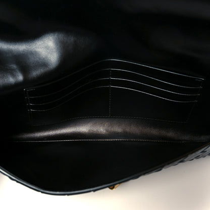 Bottega Veneta Nappa Intrecciato Long Andiamo Top Handle Clutch Black 5 of 9