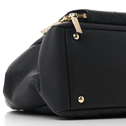 Chanel Caviar Quilted Large Business Affinity Shopping Bag Black 9 of 12