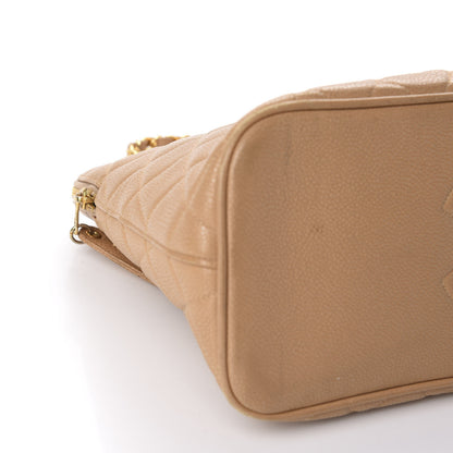 Chanel Caviar Quilted CC Tote Beige 6 of 12
