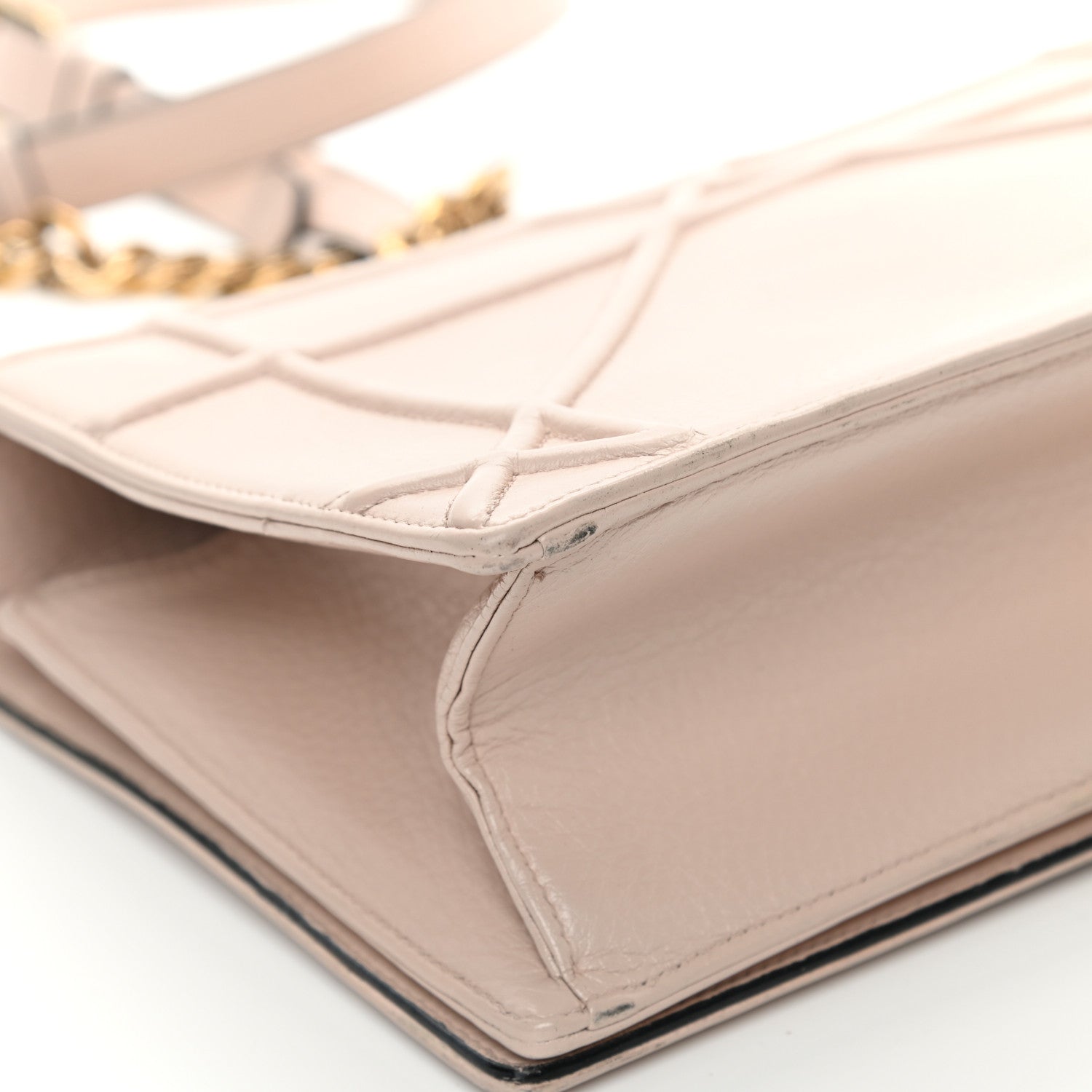 Christian Dior Grained Calfskin Medium Diorama Flap Bag Rose Poudre 13 of 18
