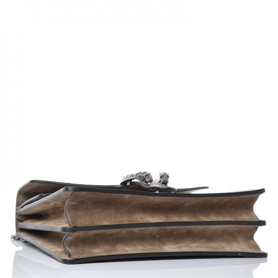 GG Supreme Monogram Medium Dionysus Shoulder Bag Taupe
