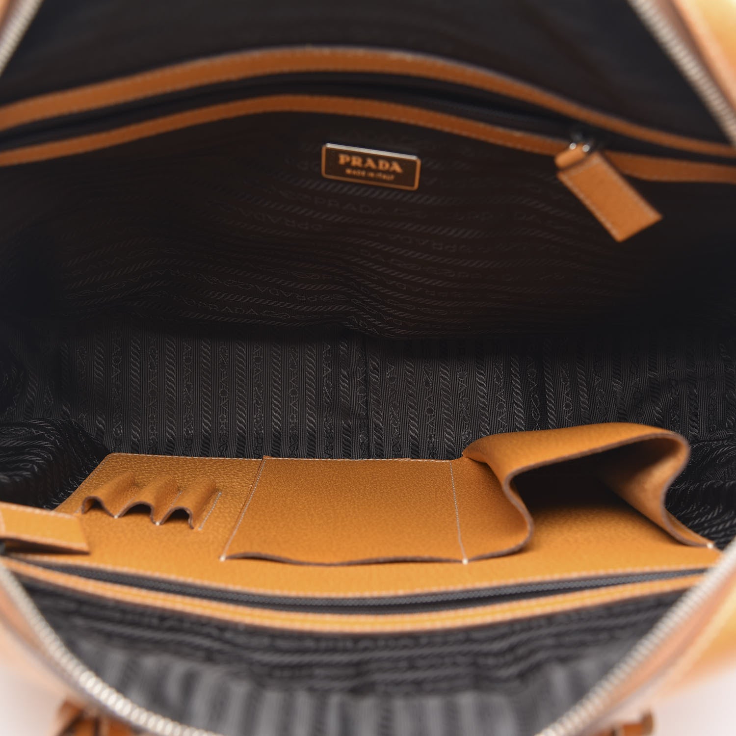 Prada Cinghiale Travel Bag Cuoio 5 of 11