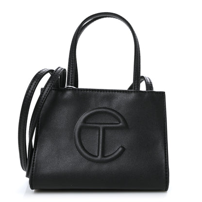 Telfar Vegan Leather Small Shopping Bag Black 1 of 8