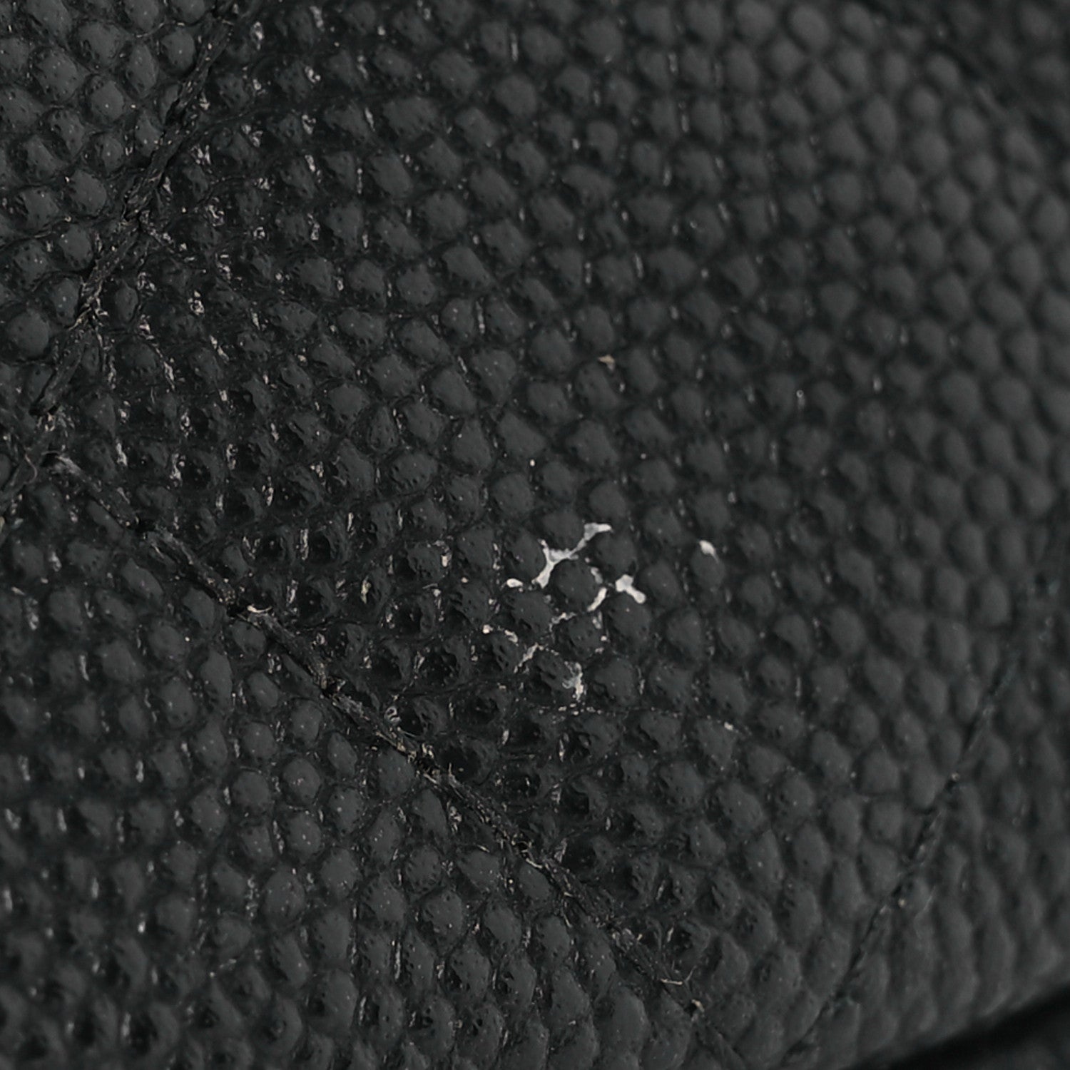 Chanel Caviar Quilted Small Curvy Pouch Cosmetic Case Black 11 of 12