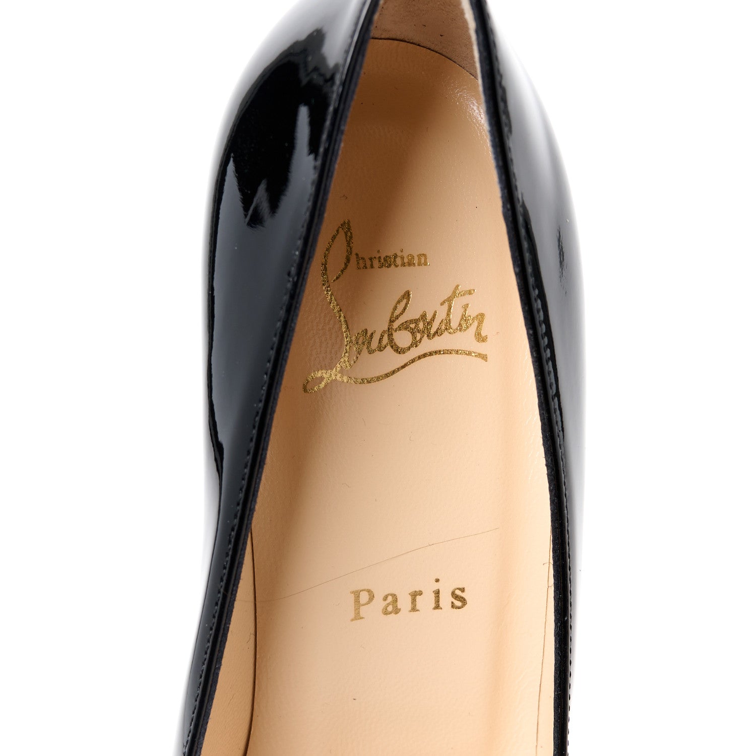 Christian Louboutin Patent Simple 100 Pumps 37 Black 7 of 9