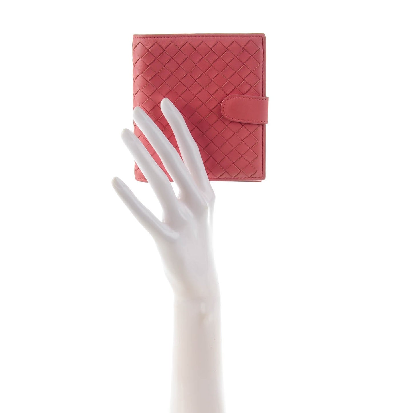 Nappa Intrecciato Mini Wallet Petal