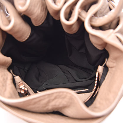 Alexander Wang Pebbled Lambskin Diego Bucket Bag Latte 5 of 17